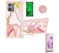 Aroepurt Coque pour Blackview Oscal C30 Pro Coque Compatible avec Blackview Oscal C30 Pro Coque Étui [avec Trempé 9H Protection D'écran] Case Support PC + Silicone JSF-FDL