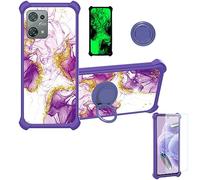 Aroepurt Coque pour Blackview Oscal C30 Pro Coque Compatible avec Blackview Oscal C30 Pro Coque Étui [avec Trempé 9H Protection D'écran] Case Support PC + Silicone JSZ-ZDL