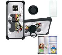 Aroepurt Coque pour Danew konnect 509 Coque Compatible avec Danew konnect 509 Coque Étui [avec Trempé 9H Protection D'écran] Case Support de Bague PC + Silicone DYH-CGZ