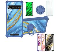 Aroepurt Coque pour Doro 8040 Doro 8042 Coque Compatible avec Doro 8040 Doro 8042 Coque Étui [avec Trempé 9H Protection D'écran] Case Support de Bague PC + Silicone JSL-LDL
