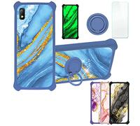 Aroepurt Coque pour ESSENTIELB HEYou 20 Coque Compatible avec ESSENTIELB HEYou 20 Coque Étui [avec Trempé 9H Protection D'écran] Case Support de Bague PC + Silicone JSL-LDL