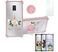 Aroepurt Coque pour ESSENTIELB HEYou 3 Coque Compatible avec ESSENTIELB HEYou 3 Coque Étui [avec Trempé 9H Protection D'écran] Case Support de Bague PC + Silicone DYF-HJS