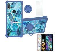 Aroepurt Coque pour ESSENTIELB HEYou 40 Coque Compatible avec ESSENTIELB HEYou 40 Coque Étui [avec Trempé 9H Protection D'écran] Case Support de Bague PC + Silicone IMDL-LS