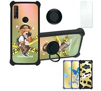 Aroepurt Coque pour ESSENTIELB HEYou 60 Coque Compatible avec ESSENTIELB HEYou 60 Coque Étui [avec Trempé 9H Protection D'écran] Case Support de Bague PC + Silicone DJH-PZX