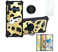 Aroepurt Coque pour ESSENTIELB HEYou 60 Coque Compatible avec ESSENTIELB HEYou 60 Coque Étui [avec Trempé 9H Protection D'écran] Case Support de Bague PC + Silicone DJH-NN