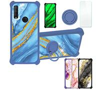 Aroepurt Coque pour ESSENTIELB HEYou 60 Coque Compatible avec ESSENTIELB HEYou 60 Coque Étui [avec Trempé 9H Protection D'écran] Case Support de Bague PC + Silicone JSL-LDL