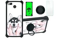 Aroepurt Coque pour Fairphone 3+Plus Coque Compatible avec Fairphone 3+Plus Coque Étui [avec Trempé 9H Protection D'écran] Case Support de Bague PC + Silicone YGH-HSQ