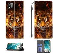 Aroepurt Coque pour Logicom Flow Coque Compatible avec Logicom Flow Case Téléphone Cover PU Cuir Béquille magnétique Étui Portefeuille CPT23