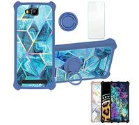 Aroepurt Coque pour Logicom Le Fizz Coque Compatible avec Logicom Le Fizz Coque Étui [avec Trempé 9H Protection D'écran] Case Support de Bague PC + Silicone IMDL-LS