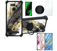 Aroepurt Coque pour Olympia Neo Coque Compatible avec Olympia Neo Coque Étui [avec Trempé 9H Protection D'écran] Case Support de Bague PC + Silicone JSH-HDL