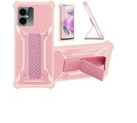 Aroepurt Coque pour Spc Discovery 2 Se Coque Étui Case Cover Hybride [avec Protection d'écran en Verre trempé] [Support magnétique Pliable] [givré résistant aux Empreintes digitales] Rosa