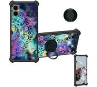 Aroepurt Coque pour Spc Discovery Se Coque Compatible avec Spc Discovery Se Coque Étui [avec Trempé 9H Protection D'écran] Case Support de Bague PC + Silicone IMDH-HTT