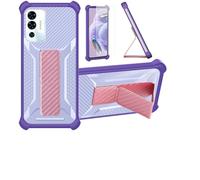 Aroepurt Coque pour Thomson Origin 679 Lagoon Coque Étui Case Cover Hybride [avec Protection d'écran en Verre trempé] [Support magnétique Pliable] [givré résistant aux Empreintes digitales] Violet