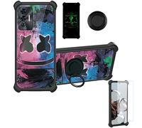 Aroepurt Coque pour Thomson Origin 679 Onyx Coque Compatible avec Thomson Origin 679 Onyx Coque Étui [avec Trempé 9H Protection D'écran] Case Support PC + Silicone YGH-BQ