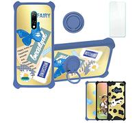Aroepurt Coque pour Ulefone Note 8P Coque Compatible avec Ulefone Note 8P Coque Étui [avec Trempé 9H Protection D'écran] Case Support de Bague PC + Silicone DJL-HDX