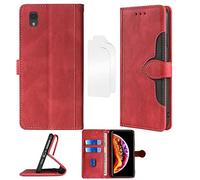 Aroepurt Flip Coque Compatible avec ESSENTIELB HEYou 10 Coque Etui Housse + Film Protecteur Protection Protection Housse en Cuir PU, Fonction de Support CM-Hong
