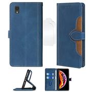 Aroepurt Flip Coque Compatible avec ESSENTIELB HEYou 10 Coque Etui Housse + Film Protecteur Protection Protection Housse en Cuir PU, Fonction de Support CM-LAN