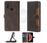 Aroepurt Flip Coque Compatible avec ESSENTIELB HEYou 60 Coque Etui Housse + Film Protecteur Protection Protection Housse en Cuir PU, Fonction de Support CM-ZONG