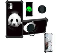 Aroepurt KONROW Star 55 Max Coque Compatible avec KONROW Star 55 Max Coque Étui [avec Trempé 9H Protection D'écran] Case Support PC + Silicone YGH-HBX