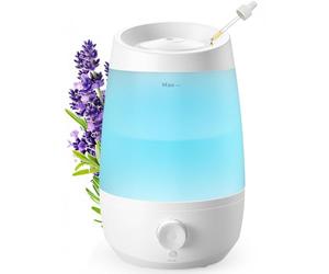 AROEVE 2.5L Humidificateu d'air Chambre 25H Diffuseur d’Huiles Essentielles