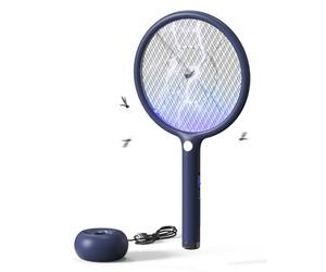AROEVE Raquette Electrique Insectes 2-in-1 Anti Moustique 4000V Lumière LED