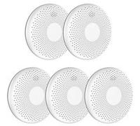 Aroha Safety Pro Détecteur Combiné avec Fumée et Monoxyde de Carbone - Batterie de 10 Ans - 5 pièces G