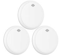 Aroha Safety Pro Détecteur Combiné Sleep Line - Batterie 10 Ans - Détecteur Fumée & CO - Lot de 3