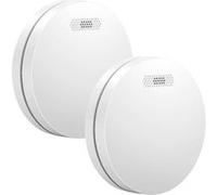 Aroha Safety Pro Détecteur de Fumée - Batterie de 10 Ans - 2 pièces blanc G