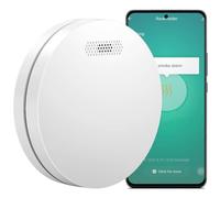 Aroha Smart Connect & Link Détecteur de Fumée Connecté - Batterie 10 Ans - App Tuya & Smart Life