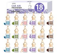 AROIC Drift Lot de 18 désodorisants de voiture à suspendre durables pour homme et femme, 6 parfums d'huiles essentielles de qualité supérieure (8 ml chacun)