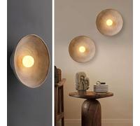 AroimRex Applique Murale rétro Wabi Sabi Lampe Murale Minimaliste Industrielle Lampe Murale en résine décoration d'intérieur Lampes murales LED Vintage pour Salon Chambre Coiffeuse Couloir escaliers