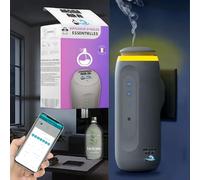 Aroma Air AI - Diffuseur de Parfum Connecté Intelligent pour Huiles Essentielles 100 ML, Contrôle Bluetooth avec Application, Idéal Maison, Commerce Bureau et Espaces 100m² (Aroma Air AI Eucalyptus)