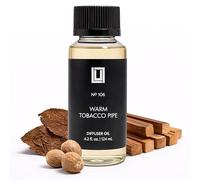 Aroma by Lulu - Pipe à tabac chaude - Huile parfumée de luxe pour diffuseurs d'air froid sans eau - Mélange d'huiles parfumées d'aromathérapie pour la maison ou le bureau