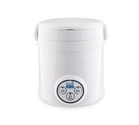 Aroma Housewares (MRC-903D) Mi 3-Cup (Cooked) (1.5-Cup UNCOOKED) Digital Cool Touch Mini Rice Cooker,White