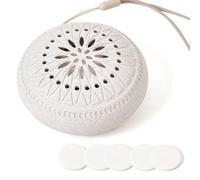 Aroma Promise Mini Diffuseur Portable pour Huiles Essentielles - Sans Fil Petit Format Voyage Silencieux Sans Eau Portable Camping Famille Anniversaire Cadeau avec 5 Pads