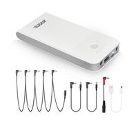 Aroma Rechargeable Alimentation pour Effets Guitare 10000mAh avec Câbles d'alimentation Power Bank pour 9V Pédales de Guitare Basse