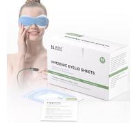 Aroma Season Lot de 50 feuilles hygiéniques pour paupières 100 % coton naturel, parfaites pour une utilisation avec un masque chauffant Aroma Season pour les yeux, compresse chaude pour les yeux