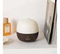 AROMA STUDIO - Diffuseur D’arômes, Humidificateur Et Éclairage LED Bois Foncé