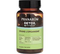 Aromaboost Detox-Food Supplement-Elimination Of Toxins-Milk Thistle And Zinc-Vitamins D3 And E-Lemon Tree Essential Oil-60 Capsules