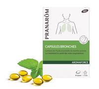 Pranarôm Complément alimentaire Aromaforce Bronches Huiles essentielles 100% bio 30 capsules