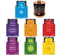 Aromafume Lot de 7 briques d'encens Chakra avec aimant souvenir JRose