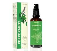 Aromafume Spray aromathérapie pour chambre, linge et oreiller - 100 ml - Avec huile essentielle de menthe poivrée pure - Spray d'aromathérapie pour la relaxation, le sommeil et le soulagement du