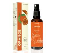 Aromafume Spray orange pour chambre, lin et oreiller | 100 ml | avec huile essentielle d'orange pure | Spray d'aromathérapie pour la relaxation, le sommeil et le soulagement du stress | Brume pour