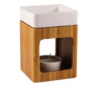 Aromalife 1065.11472, Bambou, Porcelaine, Blanc, Bois, Rectangulaire, Table, 118 mm, 120 mm