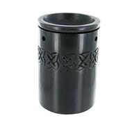 AROMANDISE Diffuseur Geo2 Frise Celtique, Pierre, Noir, 9.5 x 9.5 x 14.5 cm PEGEO2