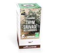Aromandise - Tisane Thym sauvage des Garrigues Bio - boîte de 18 sachets