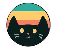 Aromantic Pride Rights Cat Kitten Flag Colors LGBTQ Cute Kawaii Rainbow Gay Lesbian Queer Asexual Nonbinaire Non binaire 3 cm Pin Badge by Pinstant, 1.2 Inches, Émail, émail