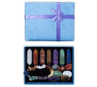 Aromantra Set de Pierres Chakrales avec Bracelet - Harmonie, Énergie et Sérénité Intérieure