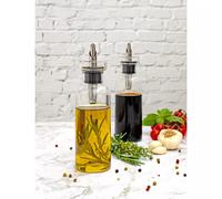 AROMAPOUR Distributeur à vinaigre ou à huile 300 ml verre et inox ADHOC