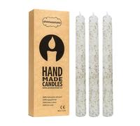 Aromasenses | Bougies Artisanales | Lot de 3 | Bougies Parfumées 2 cm x 20 cm | Naturelles, non Toxiques et Artisanales | Longue Durée pour la Détente | Originales | Bougies au sel et aux herbes